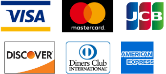 各種クレジット決済可能