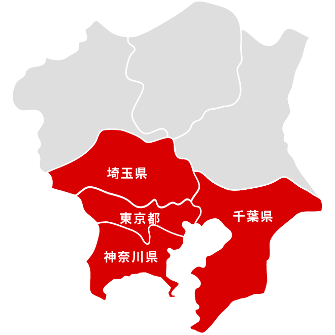 対応エリアマップ